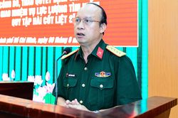 Bộ Tư lệnh TP.HCM công bố lực lượng tìm kiếm, quy tập hài cốt liệt sĩ