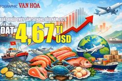 Xuất khẩu thủy sản 5 tháng đầu năm 2026 đạt 4,67 tỉ USD, tăng 11%