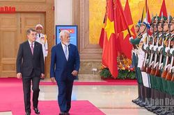 [Video] Thủ tướng Lê Minh Hưng chủ trì lễ đón chính thức Thủ tướng Timor-Leste