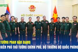 Đại tướng Phan Văn Giang hội kiến Phó thủ tướng Chính phủ, Bộ trưởng Bộ Quốc phòng Lào