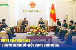 Đại tướng Phan Văn Giang tiếp Quốc vụ khanh, Bộ Quốc phòng Campuchia