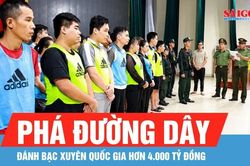 Phá đường dây đánh bạc xuyên quốc gia hơn 4.000 tỷ đồng