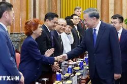 Tổng Bí thư, Chủ tịch nước Tô Lâm tiếp các đại biểu quốc tế tham dự Diễn đàn Tương lai ASEAN 2026
