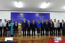 Trường ĐH Cửu Long khai giảng lớp đào tạo Tiếng Việt khóa 2 tại Thủ đô Vientiane