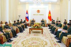 Tiếp tục đưa quan hệ hợp tác quốc phòng Việt Nam - Lào đi vào chiều sâu, thực chất