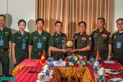 Sĩ quan trẻ Bộ đội Biên phòng Việt Nam - Lào tăng cường phối hợp, chung tay xây dựng biên giới hòa bình, hữu nghị và phát triển