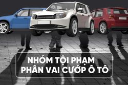 Nhóm tội phạm phân vai như phim hành động, liên tiếp gây ra hai vụ cướp ô tô