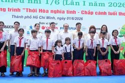 Tháng hành động vì trẻ em 2026: Lan tỏa yêu thương đến trẻ em có hoàn cảnh khó khăn