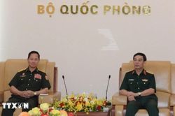 Hợp tác quốc phòng là trụ cột quan trọng trong quan hệ đặc biệt Việt Nam-Lào