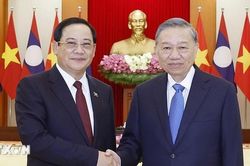 Tổng Bí thư, Chủ tịch nước Tô Lâm tiếp Thủ tướng Lào Sonexay Siphandone