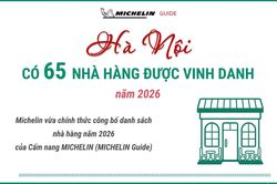 Hà Nội có 65 nhà hàng được Michelin vinh danh