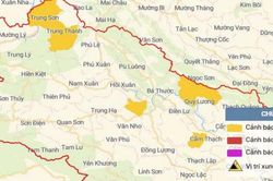 Cảnh báo nguy cơ lũ quét, sạt lở, sụt lún đất trên địa bàn 8 xã