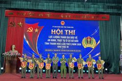 Hội thi Lực lượng tham gia bảo vệ ANTT ở cơ sở giỏi khu vực III
