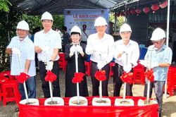 Xã Tri Tôn khởi công xây dựng cầu Kênh Ranh 15