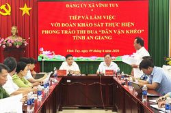 Xã Vĩnh Tuy đăng ký 93 mô hình 'Dân vận khéo' trong năm 2026