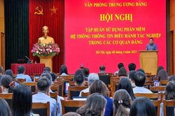 Hướng dẫn xử lý văn bản điện tử trên hệ thống thông tin điều hành tác nghiệp trong các cơ quan đảng