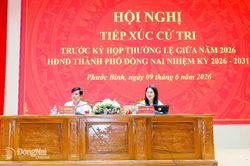Đại biểu HĐND thành phố Đồng Nai tiếp xúc cử tri phường Phước Bình và Phước Long