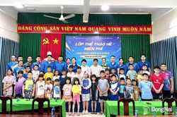 Khai giảng các lớp thể thao miễn phí cho thiếu niên, nhi đồng dịp hè