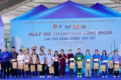 Gia Lai: Rộn ràng ngày hội thanh niên công nhân