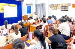 Tập huấn báo cáo định kỳ hoạt động phòng, chống HIV/AIDS