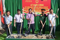 Xã Thuận Bắc khởi công xây dựng nhà ở cho con đẻ người hoạt động kháng chiến bị nhiễm chất độc hóa học