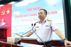 Vùng 4 Hải quân tổ chức Hội nghị cán bộ tàu 6 tháng đầu năm 2026