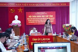 Hội thảo khoa học cấp tỉnh về nâng cao chất lượng giảng dạy công tác bảo vệ nền tảng tư tưởng của Đảng