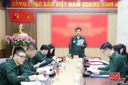 Sở Xây dựng diễn tập chuyển trạng thái hoạt động vào tình trạng khẩn cấp về quốc phòng