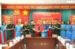 Ký kết Chương trình 'Đồng hành cùng phụ nữ biên cương'