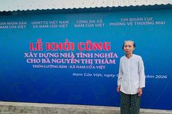 Chi đoàn Cục Phòng vệ thương mại khởi công xây dựng nhà tình nghĩa tại tỉnh Quảng Trị