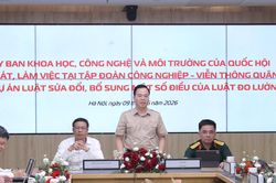 Đoàn công tác của Ủy ban Khoa học, Công nghệ và Môi trường làm việc với tập đoàn Công nghiệp - Viễn thông Quân đội