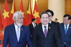 Chủ tịch Quốc hội Trần Thanh Mẫn hội kiến Thủ tướng Timor-Leste Kay Rala Xanana Gusmão