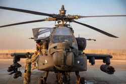 Máy bay Apache của Mỹ rơi gần eo biển Hormuz