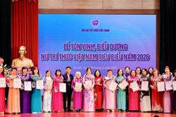Tôn vinh những đóng góp và cống hiến của nữ trí thức Việt Nam