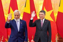 Thủ tướng Lê Minh Hưng chủ trì lễ đón chính thức Thủ tướng Timor Leste