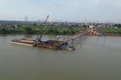 Tăng tốc thi c&ocirc;ng cầu Mễ Sở, nhiều hạng mục đ&atilde; th&agrave;nh h&igrave;nh