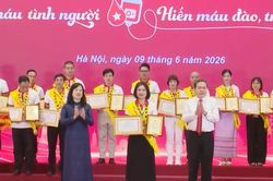 Tôn vinh 100 người hiến máu tiêu biểu toàn quốc năm 2026