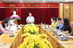 Họp Ban Tổ chức Hội thi Báo cáo viên, tuyên truyền viên giỏi cấp tỉnh năm 2026