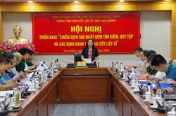 Triển khai 'Chiến dịch 500 ngày đêm đẩy mạnh thực hiện tìm kiếm, quy tập và xác định danh tính hài cốt liệt sĩ'