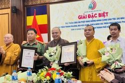 Ban Chuyên đề Công an TPHCM đạt giải Đặc biệt Giải Báo chí Phật giáo năm 2025