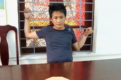 Trung tá công an bị con nghiện ma túy đâm trọng thương