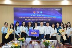 Sinh viên Trường Đại học Thủ đô Hà Nội tỏa sáng tại sân chơi nghiên cứu khoa học