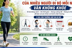 Bác sĩ chỉ ra loạt sai lầm của nhiều người: Đi bộ mỗi ngày vẫn không khỏe, thậm chí dễ chấn thương