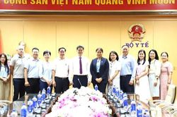 Thứ trưởng Thường trực Vũ Mạnh Hà tiếp Giám đốc UNAIDS phụ trách Việt Nam, Lào, Campuchia và Malaysia