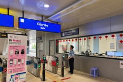 Metro số 1 sắp được khai thác mặt bằng thương mại, quảng cáo tại nhà ga