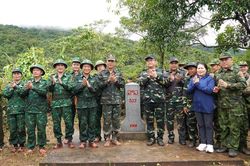 Quảng Trị, Khammouane (Lào) tăng cường phối hợp quản lý, bảo vệ đường biên, mốc quốc giới