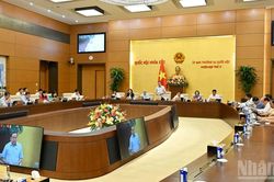 [Ảnh] Khai mạc Phi&ecirc;n họp thứ 3 của Ủy ban Thường vụ Quốc hội