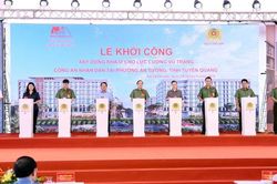 Khởi công dự án xây dựng nhà ở cho lực lượng Công an nhân dân tại tỉnh Tuyên Quang