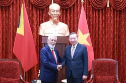 [Ảnh] Tổng Bí thư, Chủ tịch nước Tô Lâm tiếp Thủ tướng Timor-Leste Kay Rala Xanana Gusmao