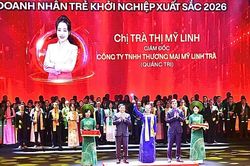 Biểu dương doanh nhân trẻ khởi nghiệp xuất sắc năm 2026